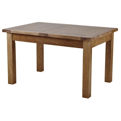 Sherwood Dark Solid Oak 1.32m/1.65m/1.98m Extending Dining Table